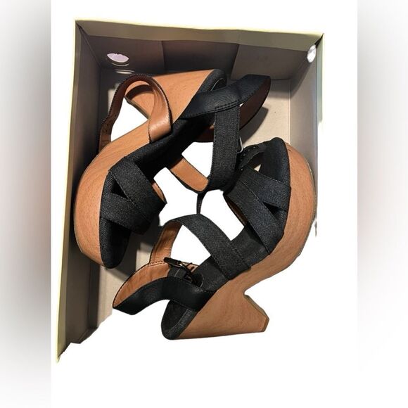 New lucky brand denim platform heels - Picture 5 of 6